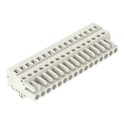 WAGO - Kabelsteckverbinder für Leiterplattensteckverbinder 1-Leiter-Federleiste 721-116/008-000 CAGECLAMP 2,5mm²,lgr − 25 Stück