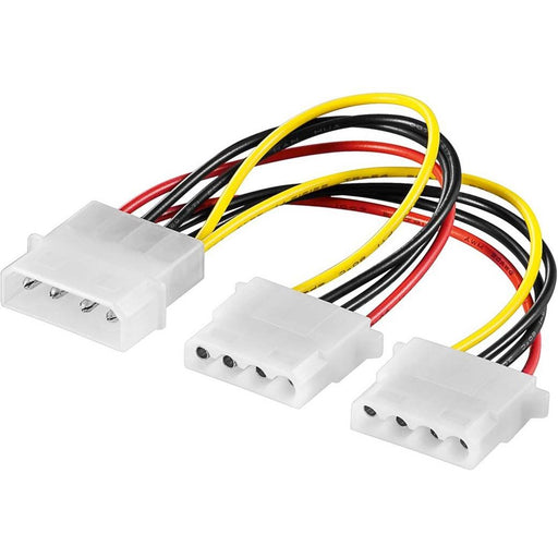 Goobay - PC-Kabel PC Y Stromkabel/Stromadap. 50684 HDD-5,25/2x HDD/5,25
