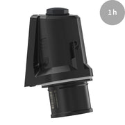 Walther Werke - CEE-Gerätestecker (IEC 60309) CEE NEO Wandgerätestecker FW730501CC schräg 32A 5P 1h