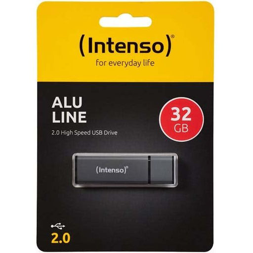 Intenso - Speichermedium digital USB 2.0 Stick 32GB Alu 3521481 ant (R)23MB/s,(W)6.5MB/s