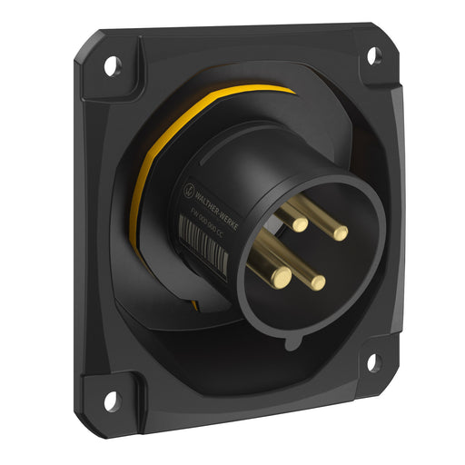 Walther Werke - CEE-Gerätestecker (IEC 60309) CEE NEO Anbaugerätestecker FW712404CC schräg 16A 4P 4h