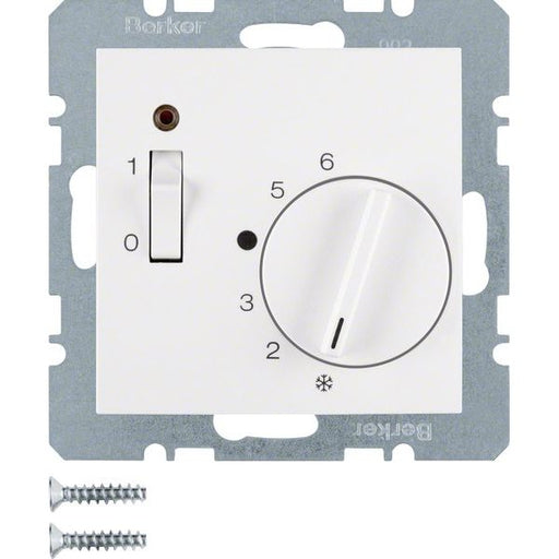 Berker - Raumthermostat Raumtemperaturregler 24 V 20318989 mit Öffner, Zentrals