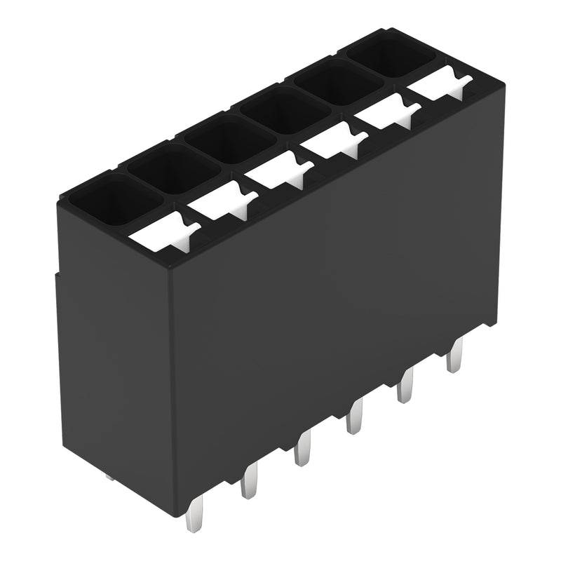 WAGO - Leiterplattenklemme THR-Leiterplattenklemme 20861106300000997607 Drücker,1,5mm²,sw − 940 Stück