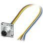 Phoenix Contact - Rundsteckverbinder, feldkonfektionierbar (Industriesteckverbinder) Einbausteckverbinder SACC-SQ-M12M#1440957 − 1 Stück