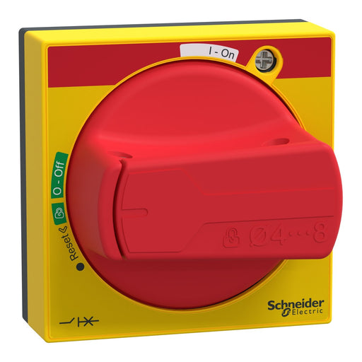 Schneider Electric - Handgriff für Schaltgeräte Drehantrieb GVAPR65 rot
