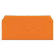 WAGO - Abschluss- und Zwischenplatte für Reihenklemme Abschlußplatte 281-329 2,5mm orange