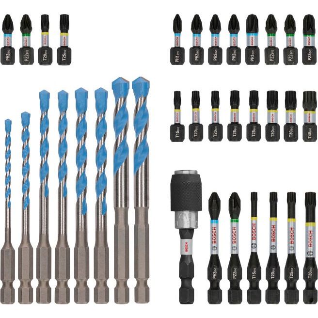 Bosch - Werkzeugset PRO Impact Schrauberbits 2608521U82VE(35) und Multi