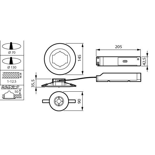 Philips Lighting - Sicherheitsleuchte Sicherheitsleuchte EM151BREC#79891800