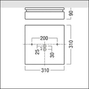 Zumtobel Group - Decken - /Wandleuchte LED - Wannenleuchte PERLUCE O #42182979 2000 - 830Q310LDEIP54
