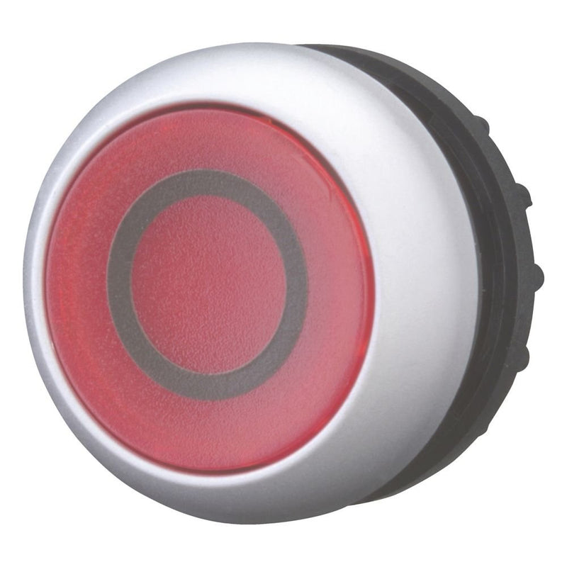 Eaton - Frontelement für Drucktaster Leuchtdrucktaste M22-DL-R-X0 flach,rot,beschr