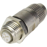 Harting - Rundsteckverbinder, feldkonfektionierbar (Industriesteckverbinder) Kabelsteckverbinder 21033412425 Wanddurchführung