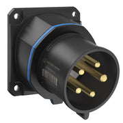 Walther Werke - CEE-Gerätestecker (IEC 60309) CEE NEO Anbaugerätestecker FW713509SK schräg 16A5P9h IP54 − 10 Stück