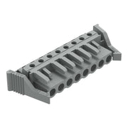 WAGO - Leiterplattensteckverbinder THT-Federleiste abgewink. 232-238/039-000 Rastermaß 5mm,grau − 50 Stück