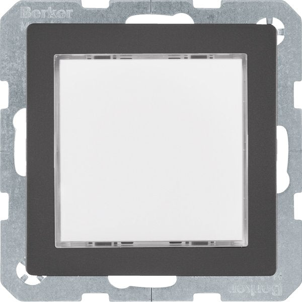 Berker - Info-Lichtsignal für Installationsschalterprogramme LED-Signallicht rot/grün 29526086 anthrazit samt
