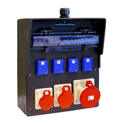 Walther Werke - CEE-Steckdosen-Kombination (IEC 60309) Steckdosenkombination 6484404 Vollgummi, 63A