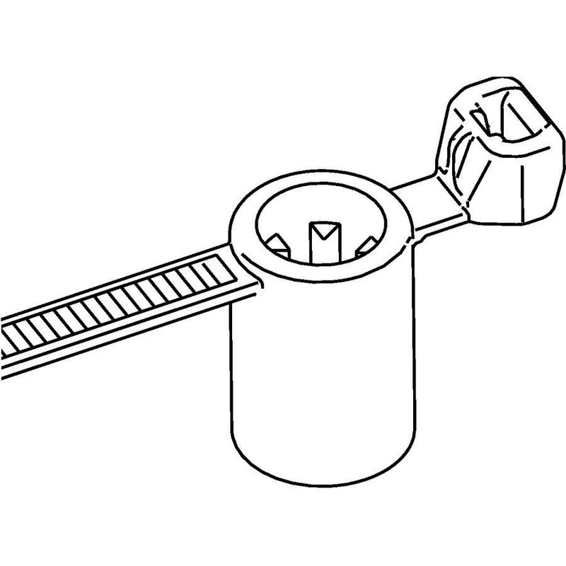 HellermannTyton - Kabelbinder T50SSBS6OT-EPA66HSBK − 1000 Stück