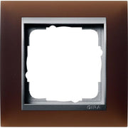 Gira - Abdeckrahmen 1f.opak dbr 021159