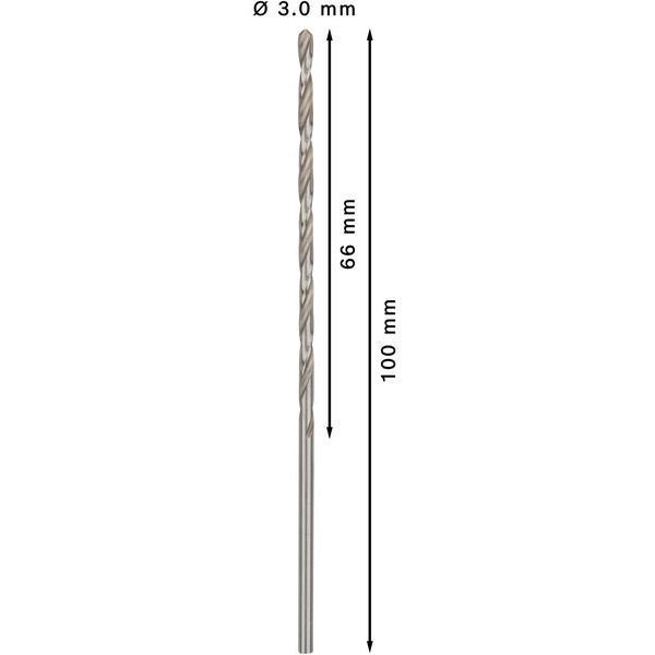 Bosch - Bohrer PRO Metal HSS-G 2608596812 Spiralbohrer 3 x 66
