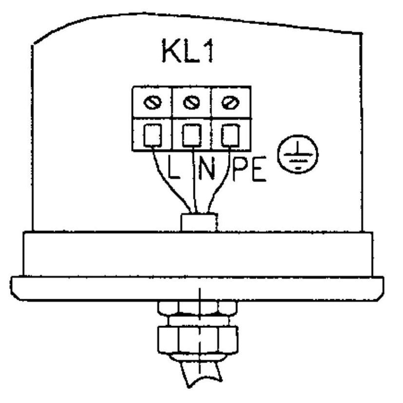 Pfannenberg - Blitzleuchte WBL 230 AC YE gelb, 5J, IP54