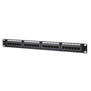 Metz Connect - Patchpanel Kupfer Cat.6 Patchfeld 130A10-AP29-E UTP 24 Port 1HE LSA