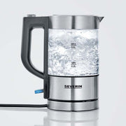 Severin - Wasserkocher Mini-Glas-Wasserkocher WK 3472 eds-geb/sw 0,5L,1100W