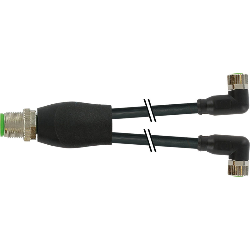 Murrelektronik - Passiver Sensor-/Aktor-Verteiler (mit Leitung) M12-Y-Verteiler 7000-40841-6300150 auf M8 Bu. gew