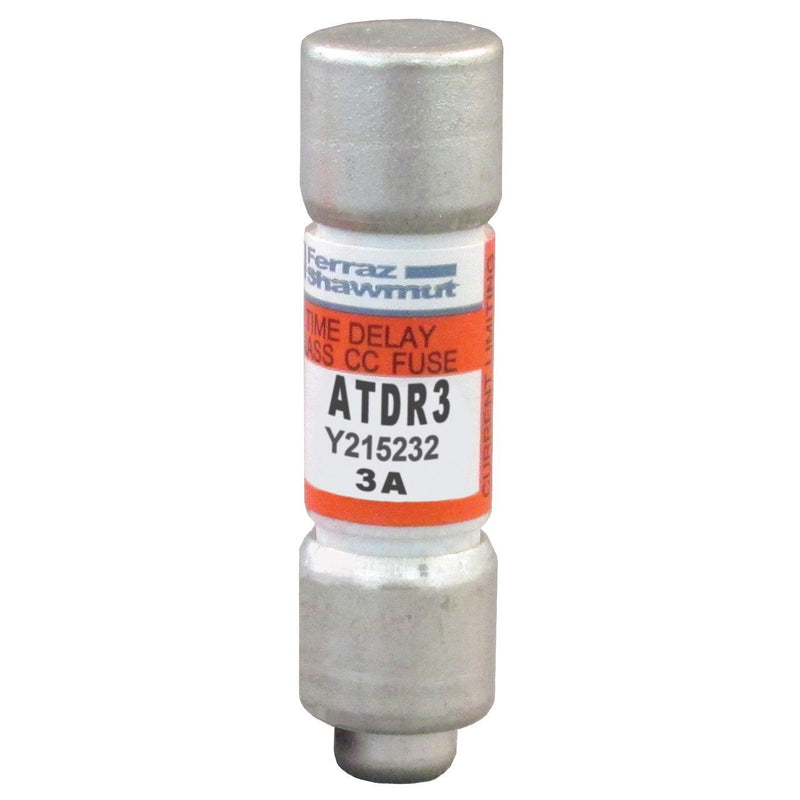 Mersen - Zylindrische Sicherung Sicherungseinsatz Class CC ATDR3 T 10x38 3A − 10 Stück
