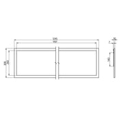BEG Brück Electronic - Decken-/Wandleuchte LED-Panel PL1-31125LEDAGDALITW DALI, TW