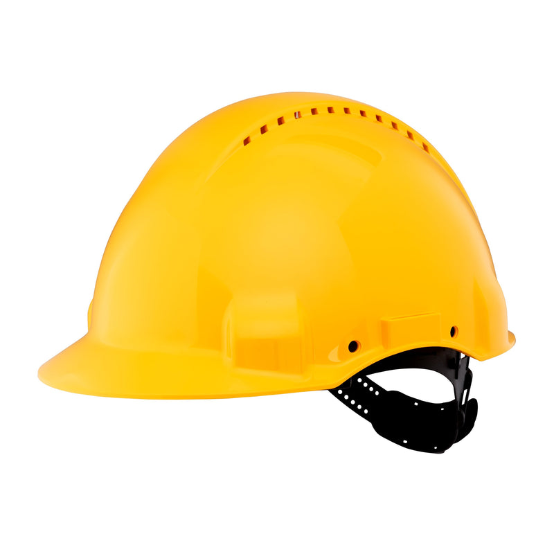 3M - Schutzhelm G3000 UV G30CUY gelb, belüftet − 20 Stück