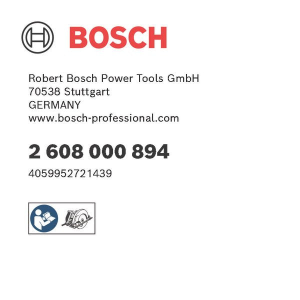 Bosch - Systemzubehör für Fräsen (Akku/elektrisch) Parallelanschlag GKS 2608000894 18V-52 GC GKS