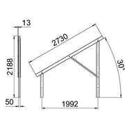 OBO Bettermann - Photovoltaik-Montagesystem Vormontierter Träger VT 30S FT für Freiflächensyste
