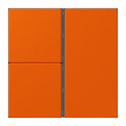 Jung - Abdeckung/Bedienelement für Installationsschalterprogramme Tastensatz 3fach LC 403 TSA 260 orange vif