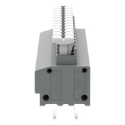 WAGO - Leiterplattenklemme 235-412/331-000 Drücker,1,5mm²,grau − 15 Stück