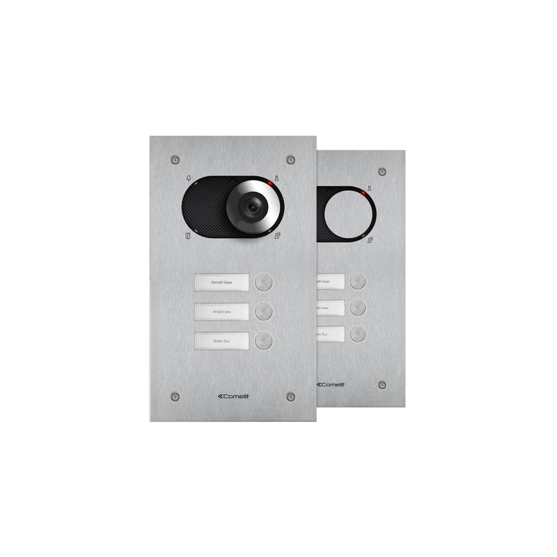 Comelit - Türstation für Türkommunikation Frontplatte Switch IX0103 3 Teiln. 1-reih. V4A