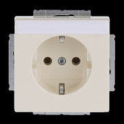 Busch-Jaeger - Steckdose Steckdosen-Einsatz sav/ews 20 EUN-82 m.Besch.feld2P+E16A