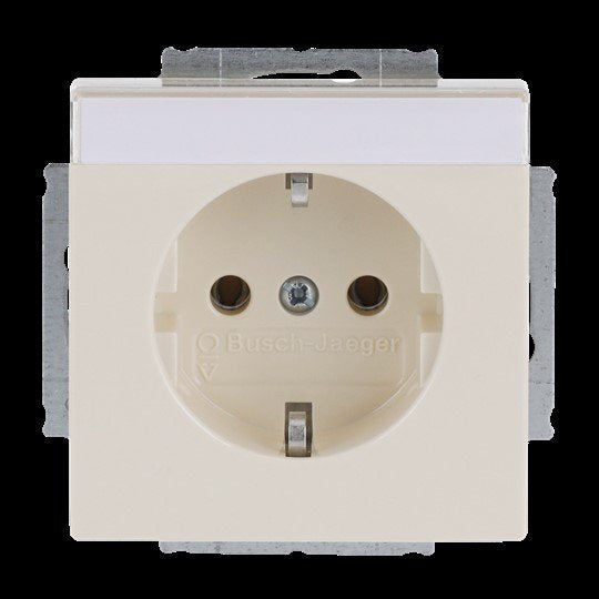 Busch-Jaeger - Steckdose Steckdosen-Einsatz sav/ews 20 EUN-82 m.Besch.feld2P+E16A