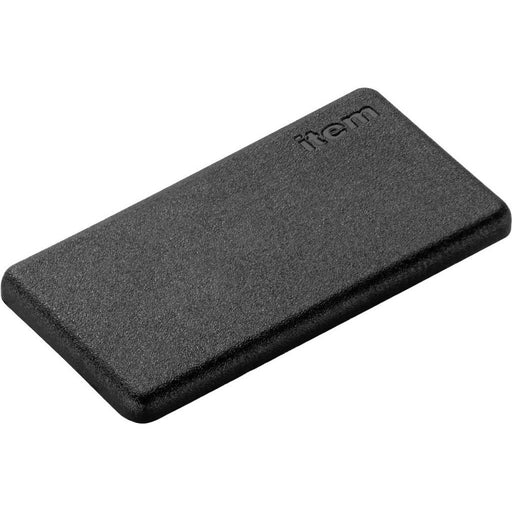 Item - Schutzkappe/Abdeckung für Stiel/Profilschiene Abdeckkappe 0.0.370.11 40x20 schwarz − 1 Stück by Item
