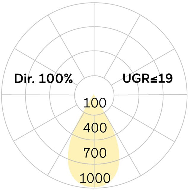 Lightnet - Pendelleuchte LED-Pendelleuchte RG5LBE-840E-D370PBBP 4000K, schwarz  − 1 Stück
