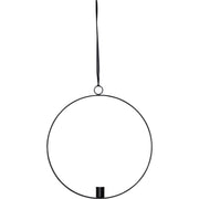 Star Trading - Festbeleuchtung LED-Kerze 063-42 mit Ring, D28cm, sw