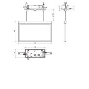 RP-Technik - Sicherheitsleuchte LED-Rettungszeichenleuchte AXCT009ML-E ZB + ML