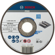 Bosch - Trenn-/Schleifscheibe PRO Metal Trennscheibe, 2608600219 125 x 1.6 x 22.23 mm