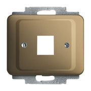 Busch-Jaeger - Einsatz/Abdeckung für Kommunikationstechnik Zentralscheibe brz 2561-21 für 1 Modular Jack
