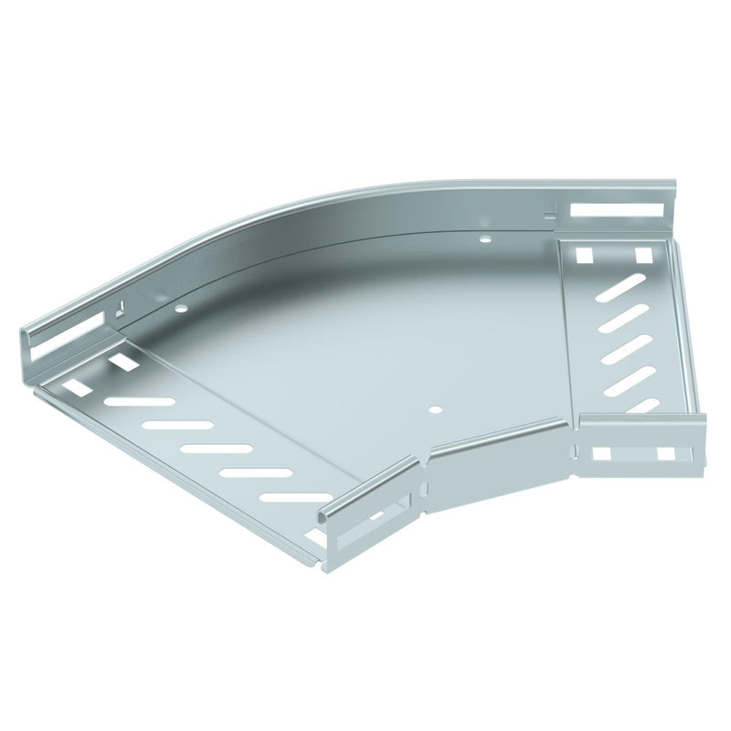 OBO Bettermann - Bogen für Kabelrinne Bogen 45 Grad RB 45 320 FS 35x200 bandverzinkt