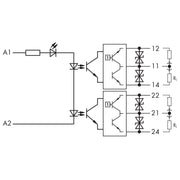 WAGO - Optokoppler 857-1432 24VDC 0,5A