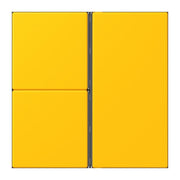 Jung - Abdeckung/Bedienelement für Installationsschalterprogramme Tastensatz 3fach LC 403 TSA 263 le jaune vif