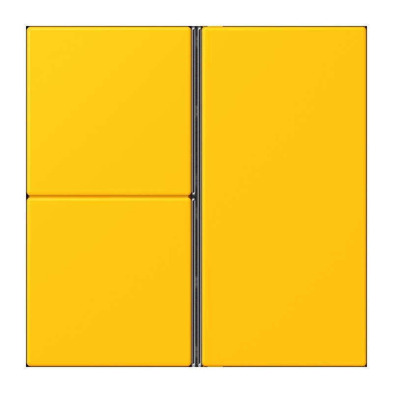 Jung - Abdeckung/Bedienelement für Installationsschalterprogramme Tastensatz 3fach LC 403 TSA 263 le jaune vif