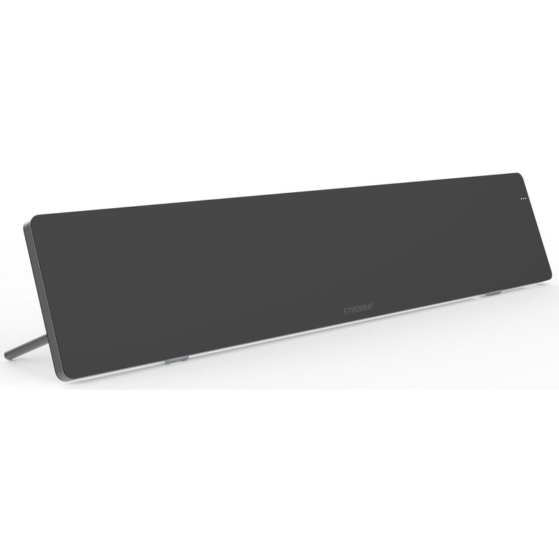 Etherma - Infrarot-Strahlungspaneel Arbeitsplatzheizung LAVA-DESK-TOP-50-B auf Schreibtisch,50W