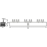 Doepke - Phasenschiene Gabelsammelschiene B G60TE-3/N/S-10 4p, 60TE, 100A