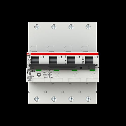 ABB Stotz S&J - Selektiver Hauptleitungsschutzschalter Haupleitungsschutzschalter S754DR-E35 35A E 25kA 4P