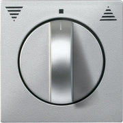 Merten - Abdeckung/Bedienelement für Installationsschalterprogramme Zentralplatte alu 569860